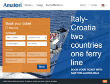 Tablet Screenshot of amatori.com